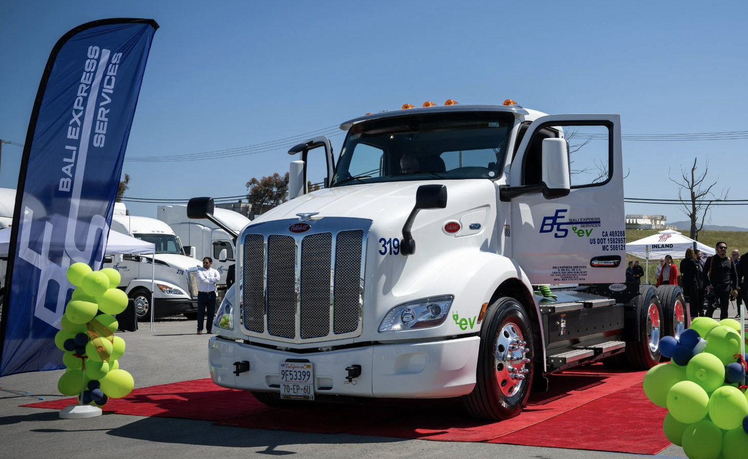 Bali Express Services pionera en la implementación de camiones eléctricos en la frontera México-Estados Unidos